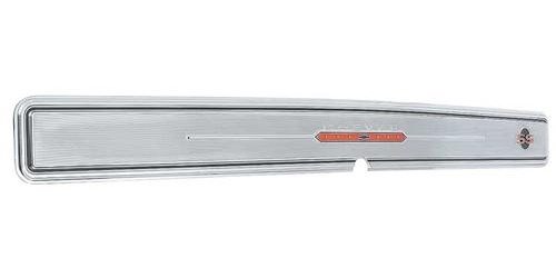 4227229 1966 Chevy II, Nova SS, Trunk Lid Rear Panel Molding, Die-Cast Reproduction