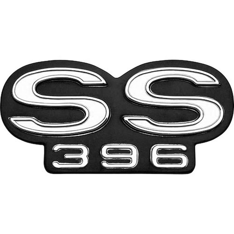 Rear Panel Emblem 1967 Chevelle SS 396