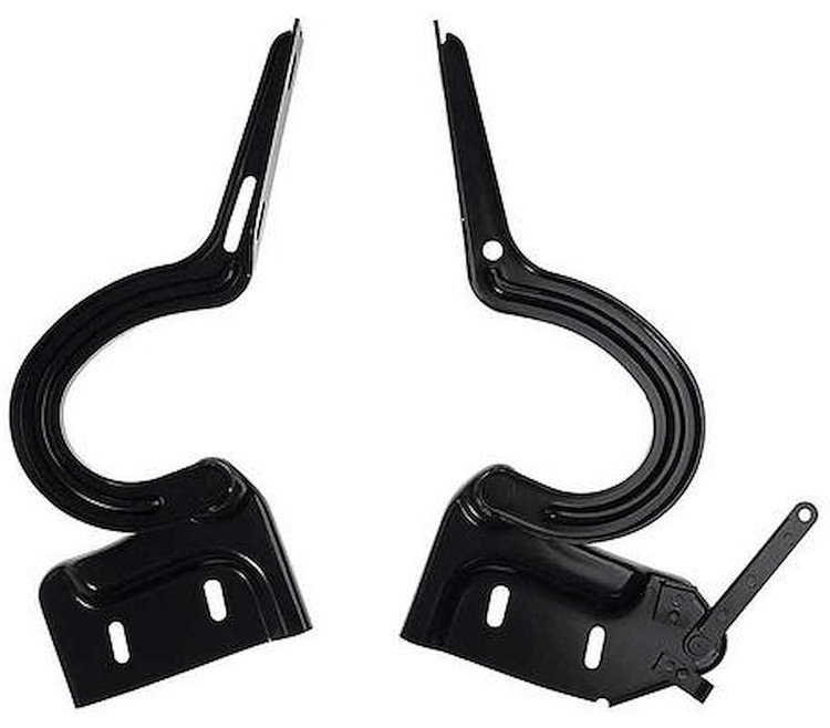 42700D Trunk Lid Hinge Set 1965-66 Mustang Fastback; Pair