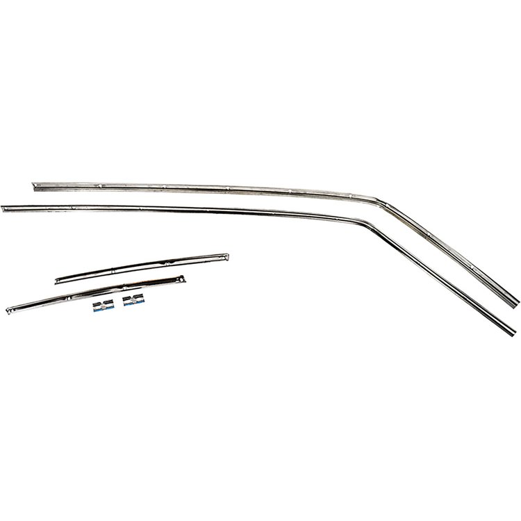 4414986K Roof Rail Weatherstrip Channel Set for 1964-1965 Chevy Chevelle, Cutlass, F85, Skylark