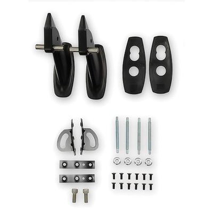 44226A 1969-70 Mustang; Rear Spoiler Mounting Kit; Brackets And Hardware