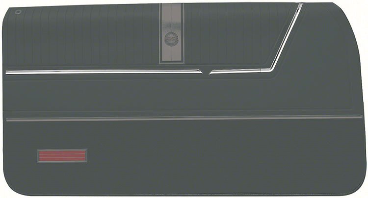 65 IMPALA SS UPPER DOOR PANEL MOLDING LH