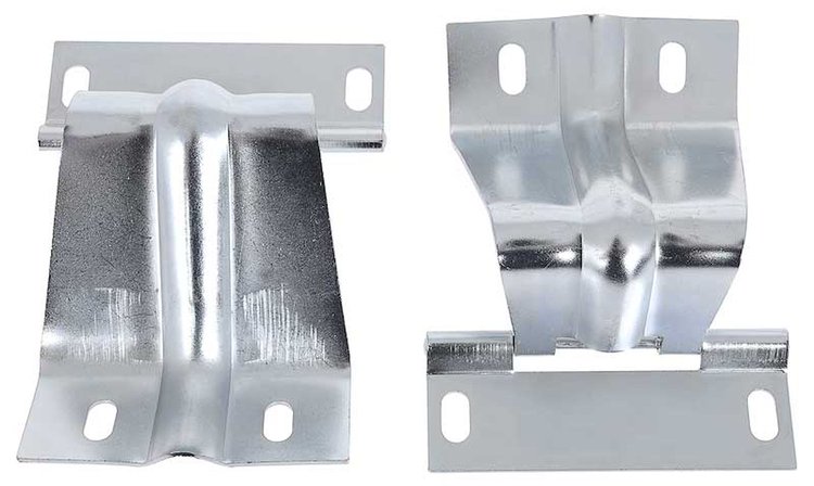 45702C Trap Door Hinge 1969-70 Mustang Fastback; Pair