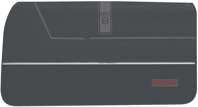 65 IMPALA SS LOWER DOOR PANEL MOLDING RH/LH