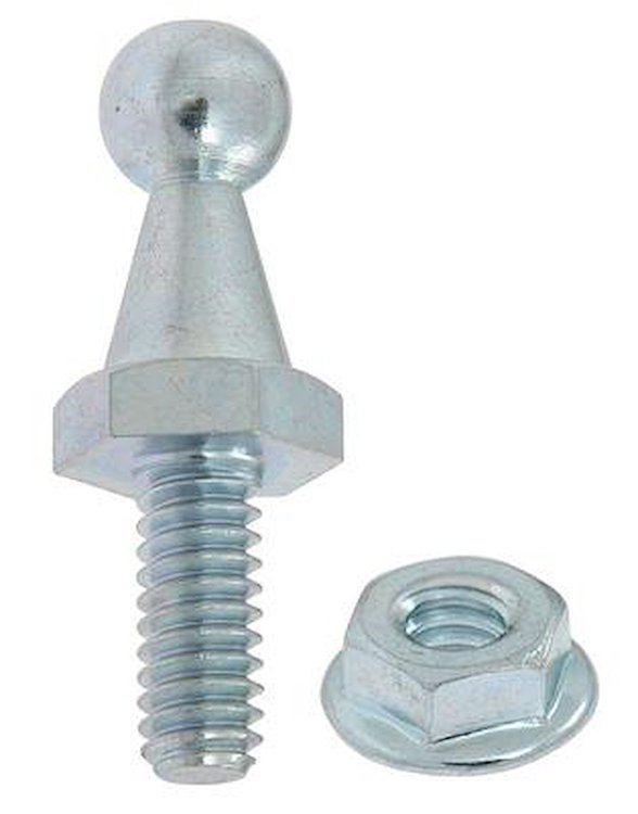 4868300 1958-71 GM, Accelerator Pedal Ball Stud Pivot, 1/4"-20 x 1-1/2", Various Models