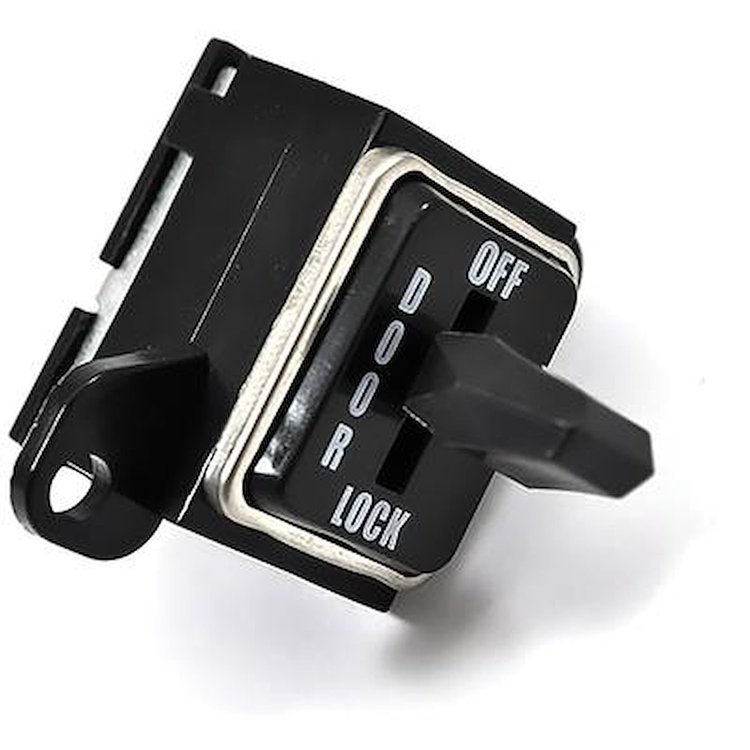 487327 1970-77 Pontiac Firebird, Door Lock Switch, Black Knob