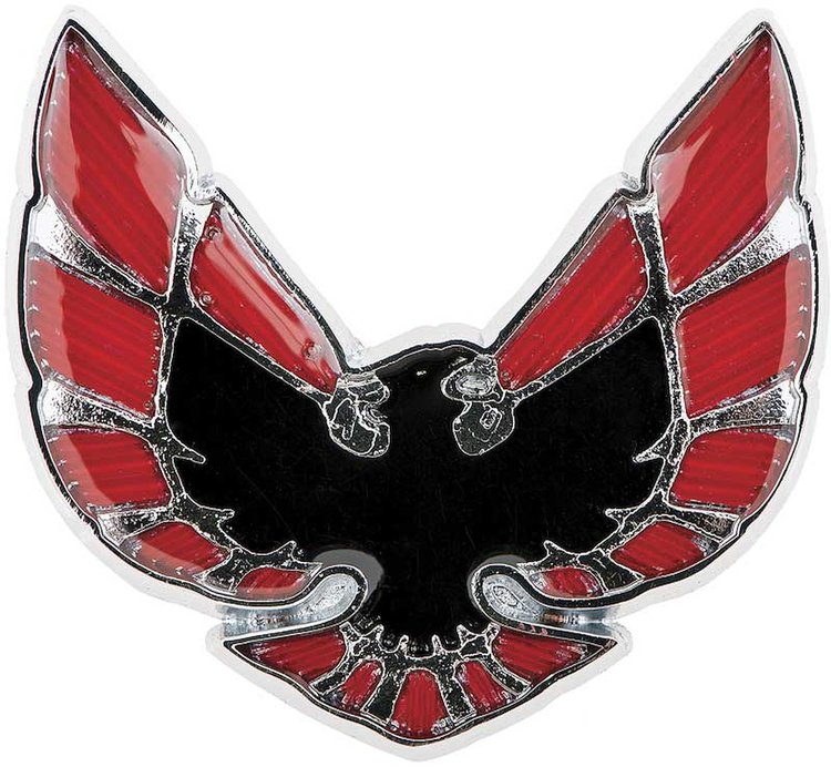 487708 Front Fender Emblem 1970-73 Firebird, Trans Am; "Bird"; GM Licensed