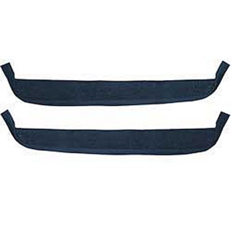 500001 1968-69 F-Body Door Panel; Loop Carpet; Black