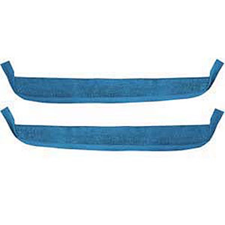 500008 1968 F-Body Door Panel; Loop Carpet; Medium Blue