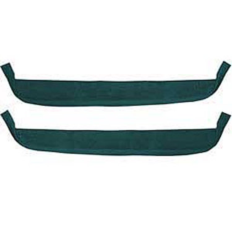 500113 1968-69 F-Body Door Panel; Loop Carpet; Dark Green