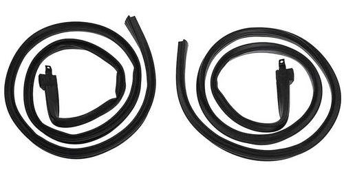 51222CD 1965-66 Ford Mustang; 1967-68 Cougar; Coupe; Roof Rail Roof Weatherstrips