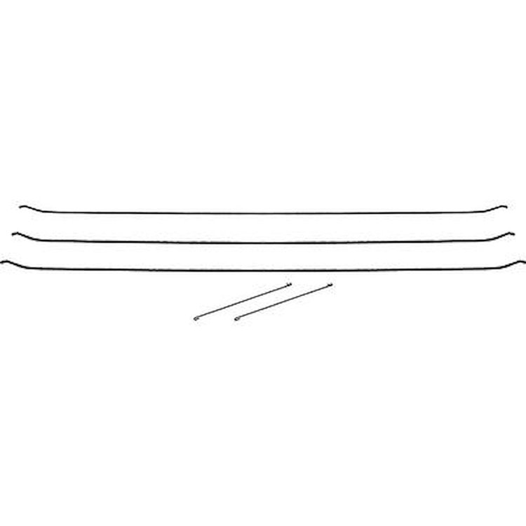 52017B Headliner Bow Set 1967-68 Mustang Fastback;