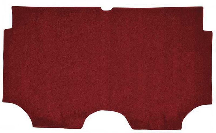 52087149 1-Piece Loop Trunk Carpet 1966-67 Impala/Full Size Hardtop Medium Red