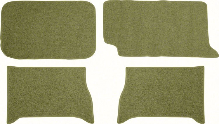 1961-64 FULLSIZE HARDTOP LOOP TRUNK CARPET IVY GOLD
