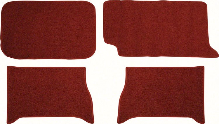 1961-64 FULLSIZE HARDTOP LOOP TRUNK CARPET EMBERGLOW