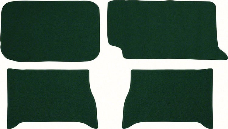 1961-64 FULLSIZE HARDTOP LOOP TRUNK CARPET DARK GREEN
