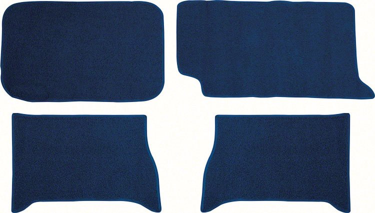 1961-64 FULLSIZE HARDTOP LOOP TRUNK CARPET SKY BLUE