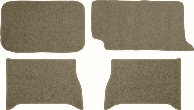 1961-64 Impala / Full Size Hardtop Fawn 4 Piece Loop Trunk Carpet Set