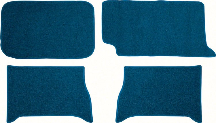 1961-64 FULLSIZE HARDTOP LOOP TRUNK CARPET MIDNIGHT BLUE