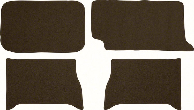 1961-64 FULLSIZE HARDTOP LOOP TRUNK CARPET BROWN