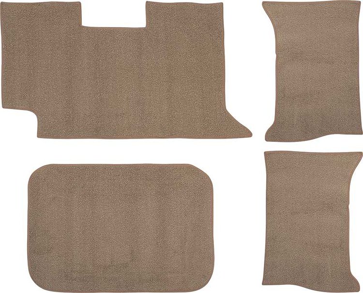 53121265 4-Piece Loop Trunk Carpet Set 1961-64 Impala Convertible Fawn