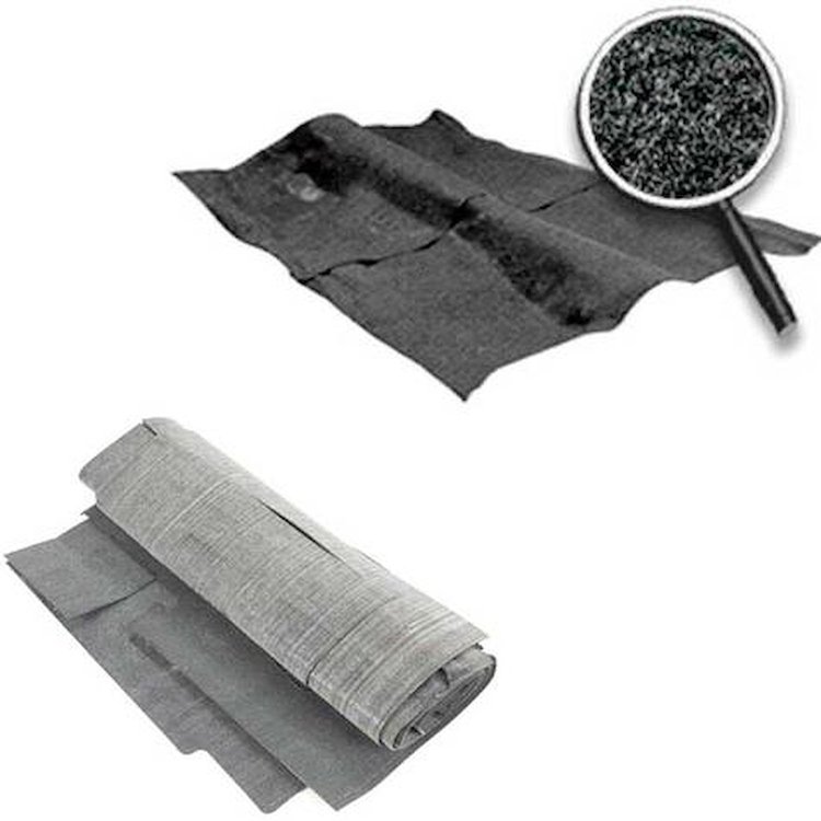 53149927 1974-79 Nova, Molded Carpet & Underlay Kit, Cutpile, 2/4 Door, w/o Console, Gray