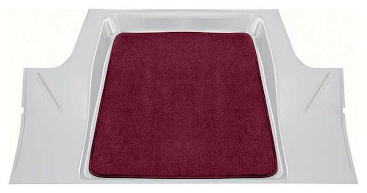 1962-67 Chevy II / Nova Superior Maroon Trunk Well Carpet