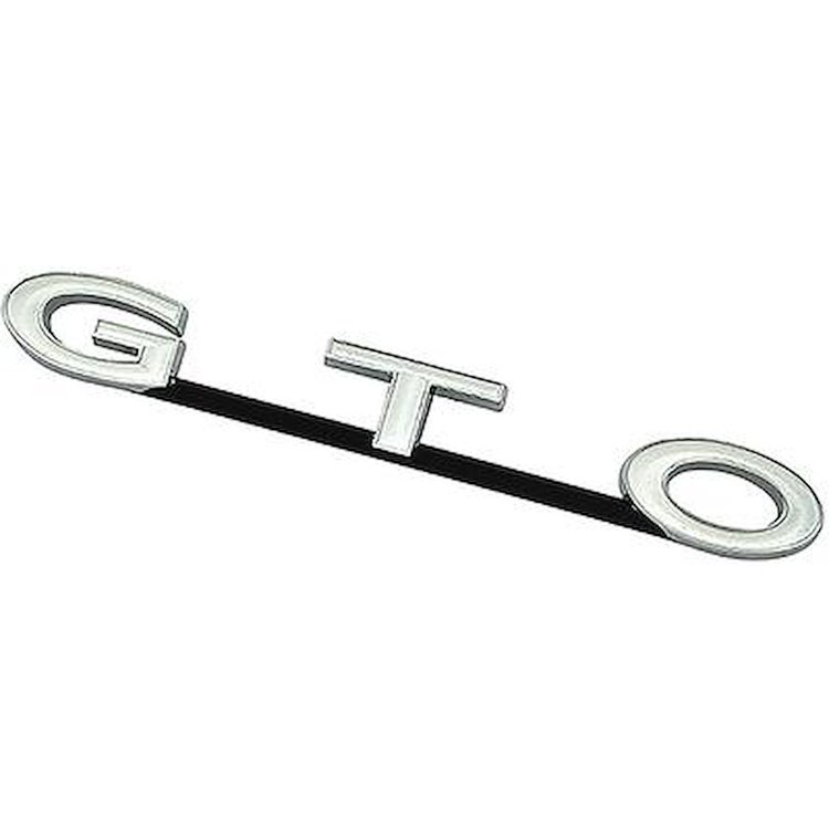 546501 1972 Pontiac GTO, Grill Nameplate Emblem