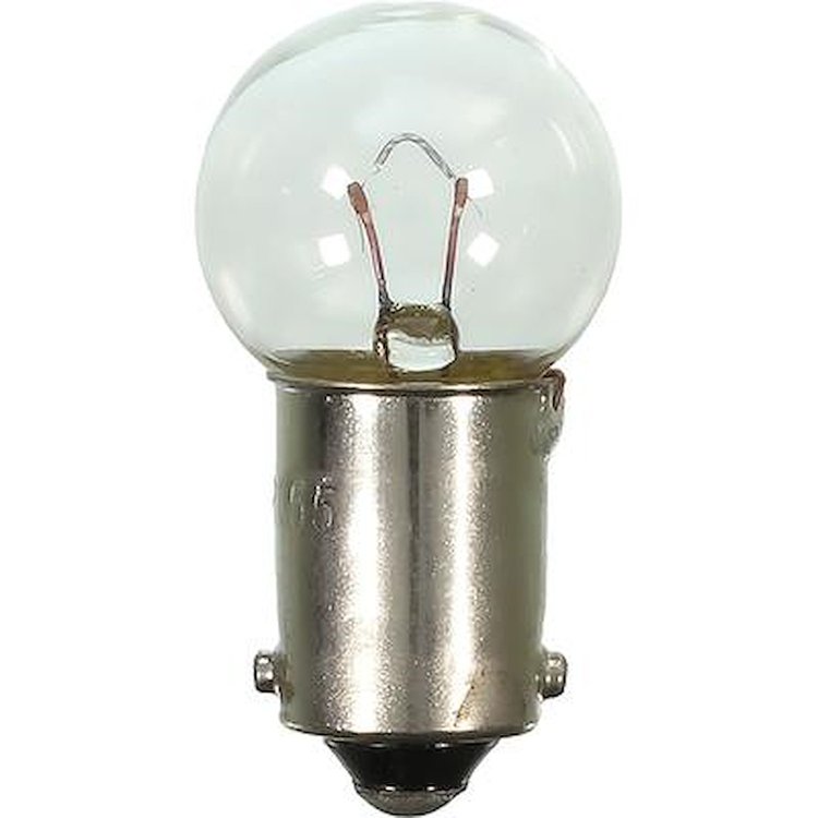 55 Replacement Light Bulb # 55, Single Contact Miniature Bayonet Base, G4-1/2, 2.0 CP, 6-volt