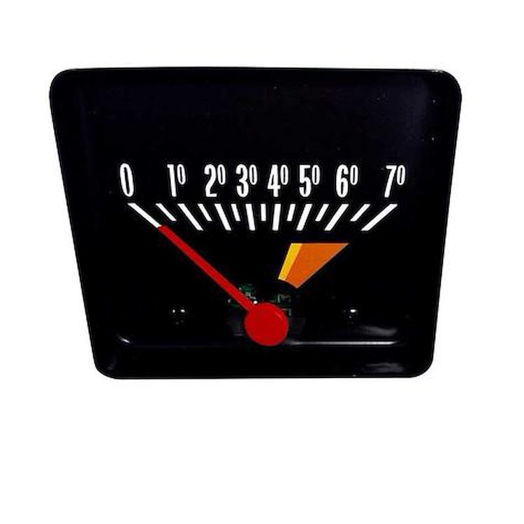 5657302 1971-74 Chevrolet Nova, In Dash Tachometer, 5500 Redline, 7000 RPM, White Numbers