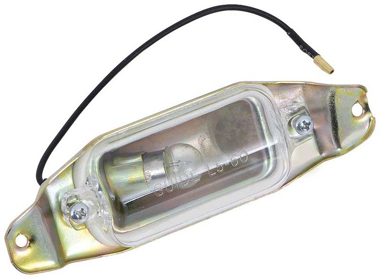 5735448 License Lamp Assembly 1961-64 Chevy Bel Air, Impala