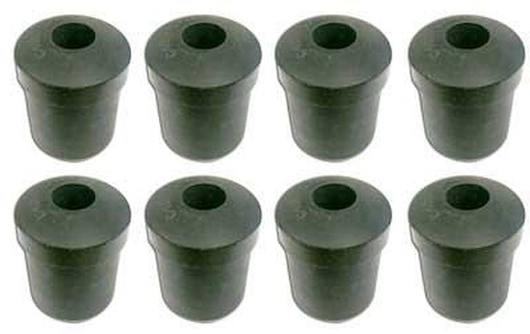 5781C8 Rear Leaf Spring Bushing Set-1965-73 Mustang; 1/2" OEM Style; 8 Bushing Set