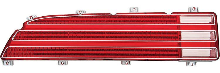 Tail Lamp Lens for 1974-1978 Pontiac Firebird [Left/Driver Side]