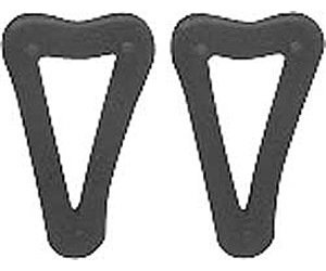 1968 Firebird Rear Side Marker Gaskets (Black)