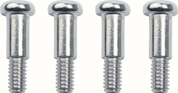 Back-Up Lens Screw Set 1967-1972 GM, Chrome