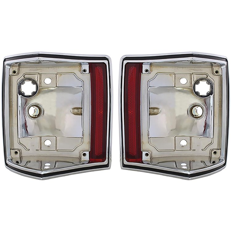 5964197P Tail Lamp Bezel Set for 1970-1972 Chevy El Camino, Chevelle Station Wagon, 1971-1972 GMC Sprint