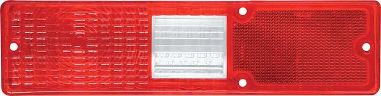 5964513 Tail Light Lens 1971-72 Nova; w/Square Backup Lens; LH