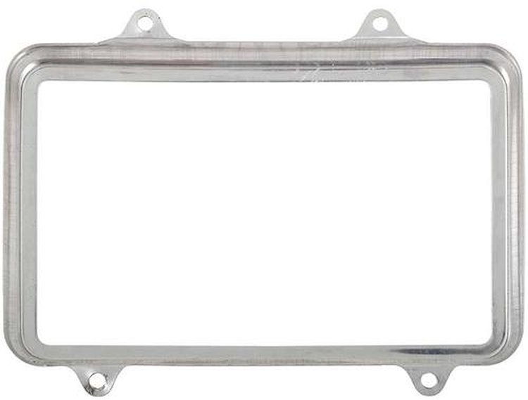 5966170 1976-88 GM, Headlamp Retaining Ring, Rectangular Style, Stainless Steel, 4" x 6" Lamp Design, Each