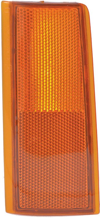 1988-07 GM Truck without Chrome Grill Front Side Marker Lamp; LH