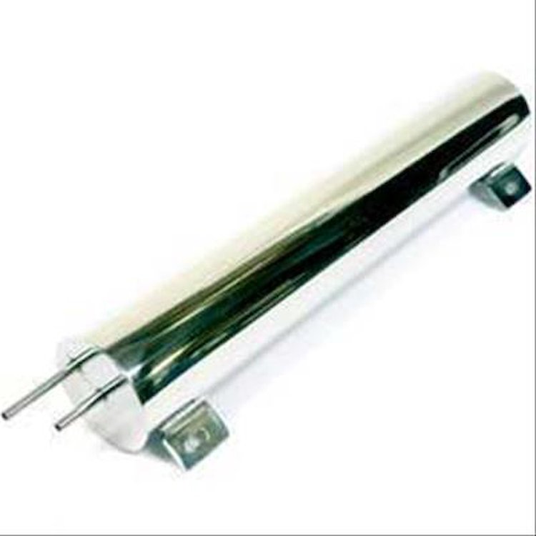 Universal 3" x 16" Stainless Steel Radiator Overflow Tank