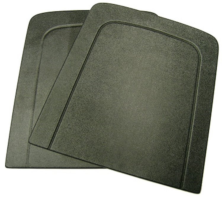 61618D Seat Back Panel Set 1969-70 Ford Mustang/Mercury Cougar; Bucket Seats; LH And RH; Plastic