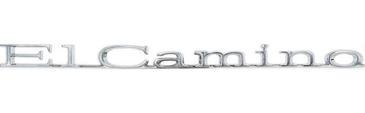 6258311 Front Fender Emblem 1971-75 El Camino; Each