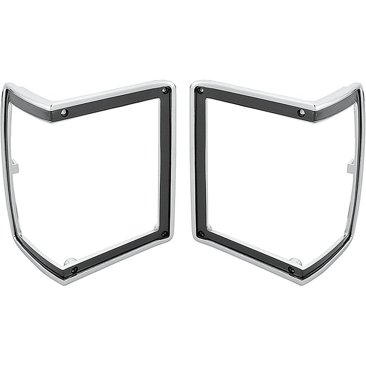 6261961P Park Lamp Bezels for 1972 Chevy El Camino, Chevelle Wagon, GMC Sprint
