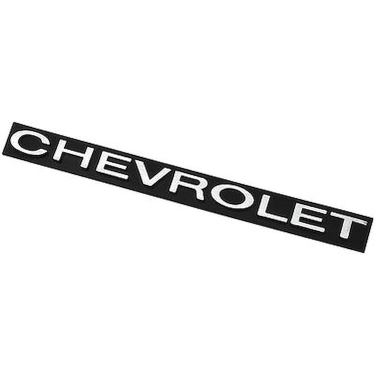 6263032 1972 Chevrolet Biscayne, Bel Air, Impala, Grill Emblem, Chevrolet Script