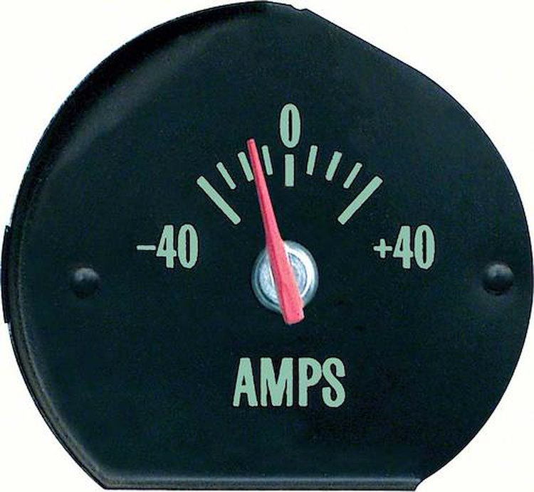 6473695A In Dash Amp Gauge 1970 Chevelle SS, El Camino, Monte Carlo; GM Licensed