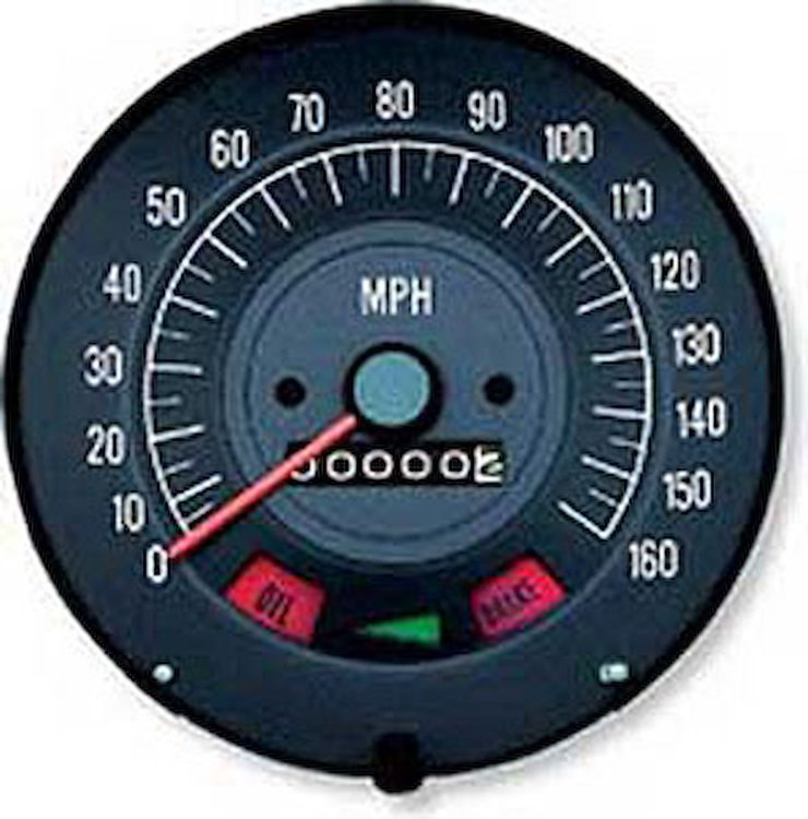 Speedometer 1968 Firebird