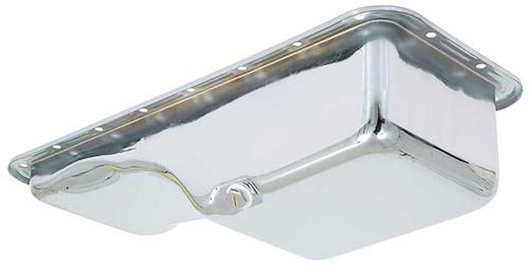 6675K Oil Pan-1967-70 Ford/Mercury; 390/427/428CJ; Chrome Plated