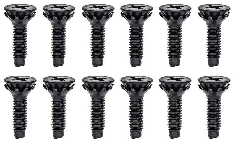 Upper/Lower Door Hinge Screw Set 1967 Camaro/Firebird / 1962-1967 Chevy II/Nova