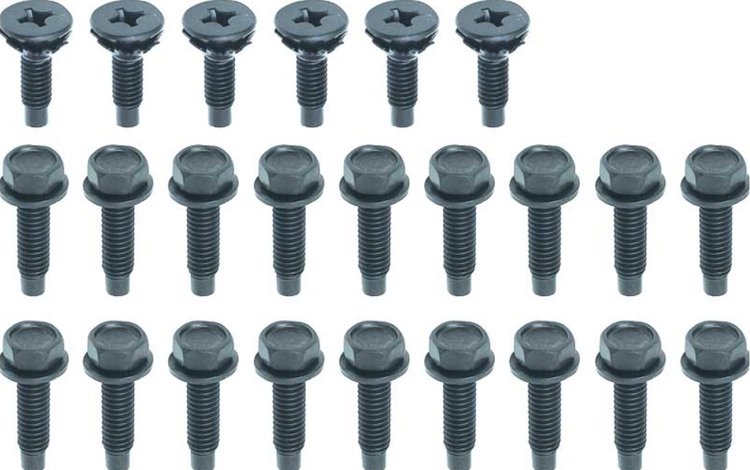 748613 Door Hinge Hardware Set for 1967 Chevy Camaro, Pontiac Firebird [24-Piece]