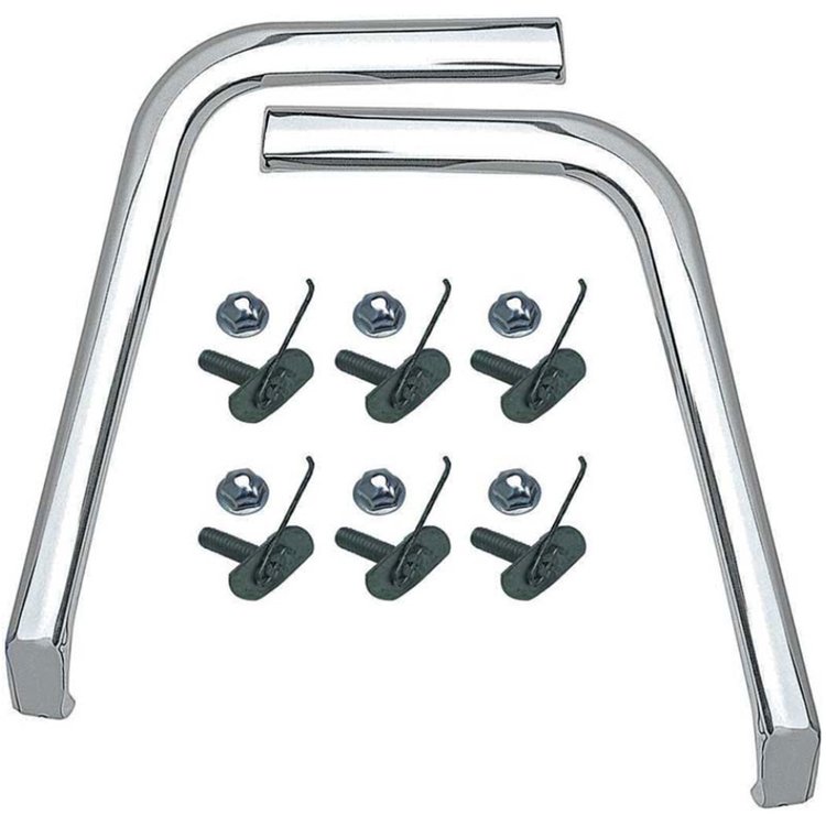 Tail Lamp Cover Moldings With Clips 1962 Impala